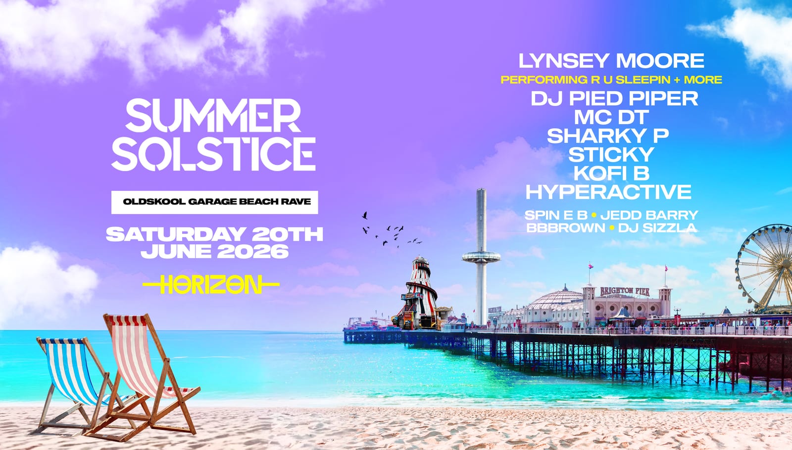 Summer Oldskool Garage Beach Rave — Brighton Seafront